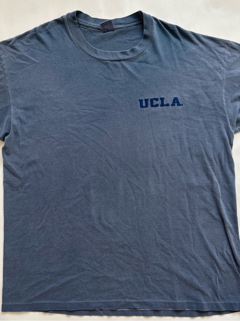 Vintage UCLA single stitch made in USA distressed faded SS tshirt 80s 90s